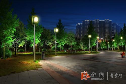 吉首市城区夜景亮化工程基本完成，璀璨夜色点亮城市新名片